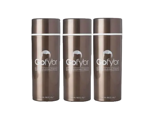 Gofybr 84g Hair Thickening Fibres Instant Results - 180 day supply Gofybr